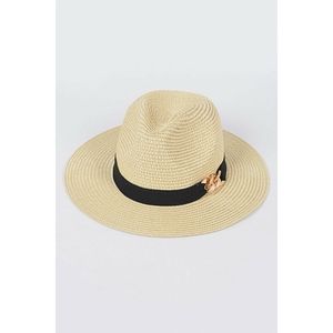 Beige Straw Summer Fedora